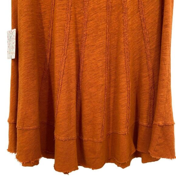 Free People We The Free Star Tee Shirt Orange XS NWT - Picture 10 of 12